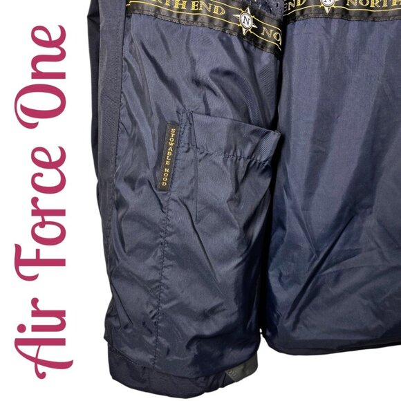 AIR FORCE ONE PRESIDENTIAL SEAL NORTH END VINTAGE 3-IN-1 JACKET HOODED PARKA, LG - Picture 8 of 15